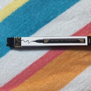 Secret Of Pharaoh Liquid Eye Liner Black New Water Resistant Quick Dry